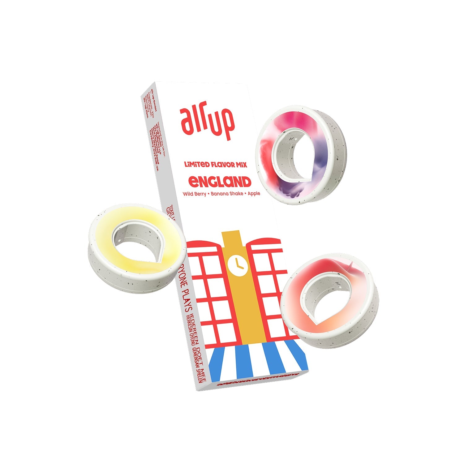 Everyone Plays - England Probierpaket - 3 Pods