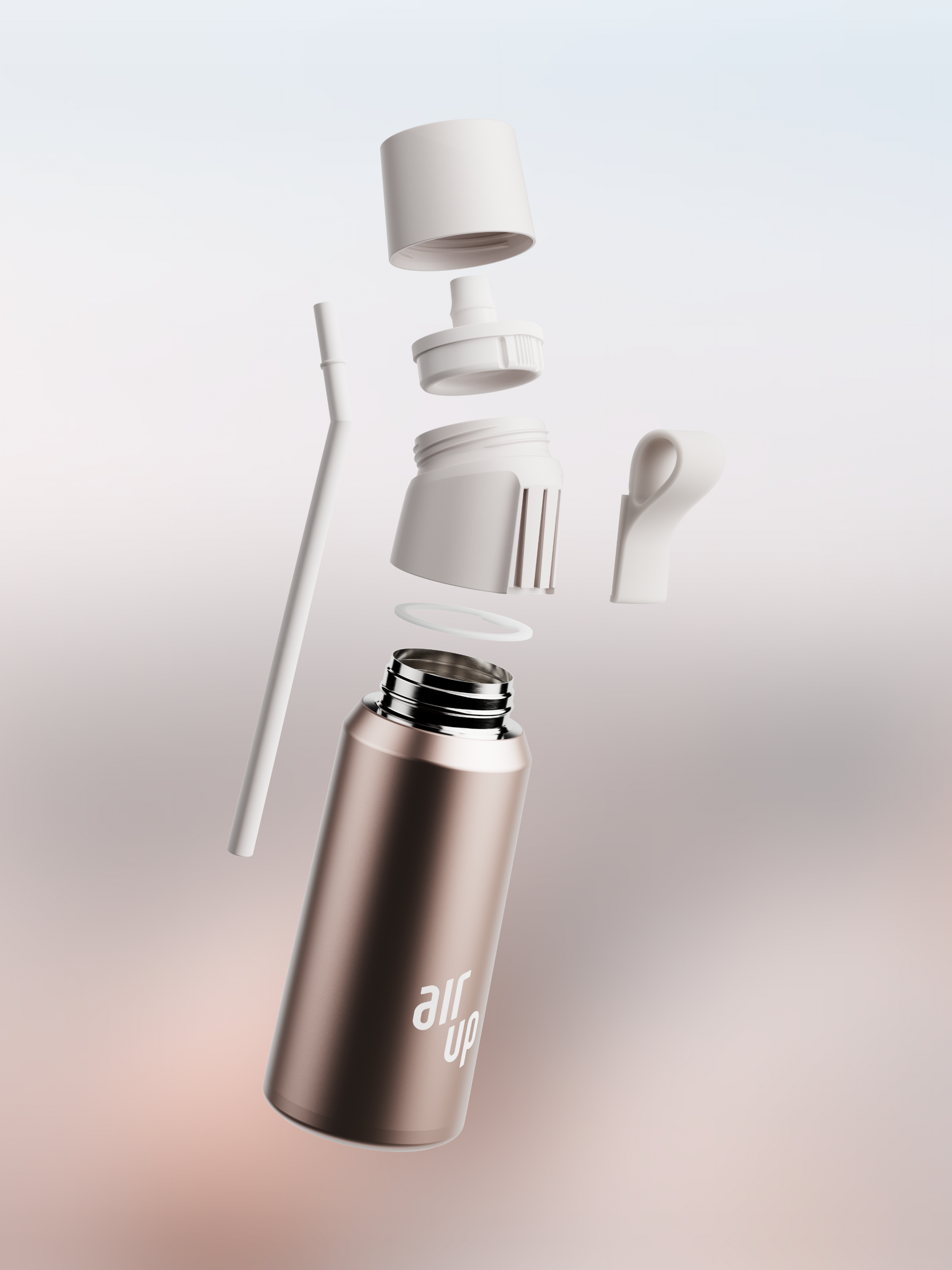 air up® Twist Pro Steel Flasche Blush Quartz 850 ml