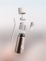 air up® Twist Pro Steel Bottle Blush Quartz 480 ml