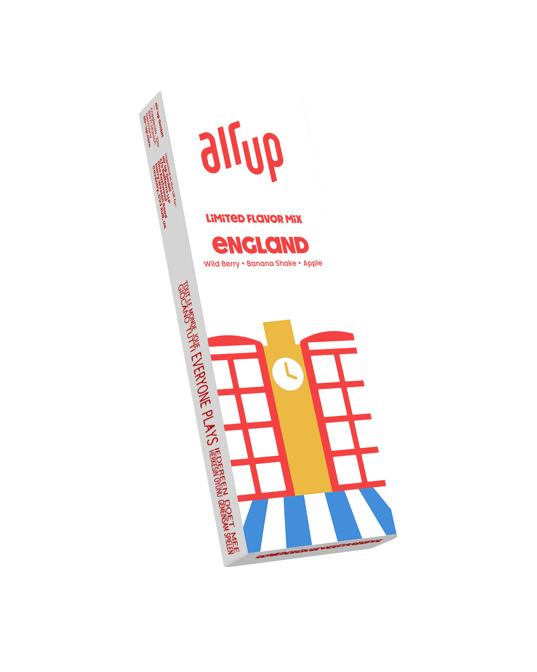 Everyone Plays - England Probierpaket - 3 Pods