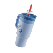 air up® Tumbler with Handle Dusky Blue 890 ml