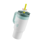 air up® Tumbler with Handle White Spearmint 890 ml