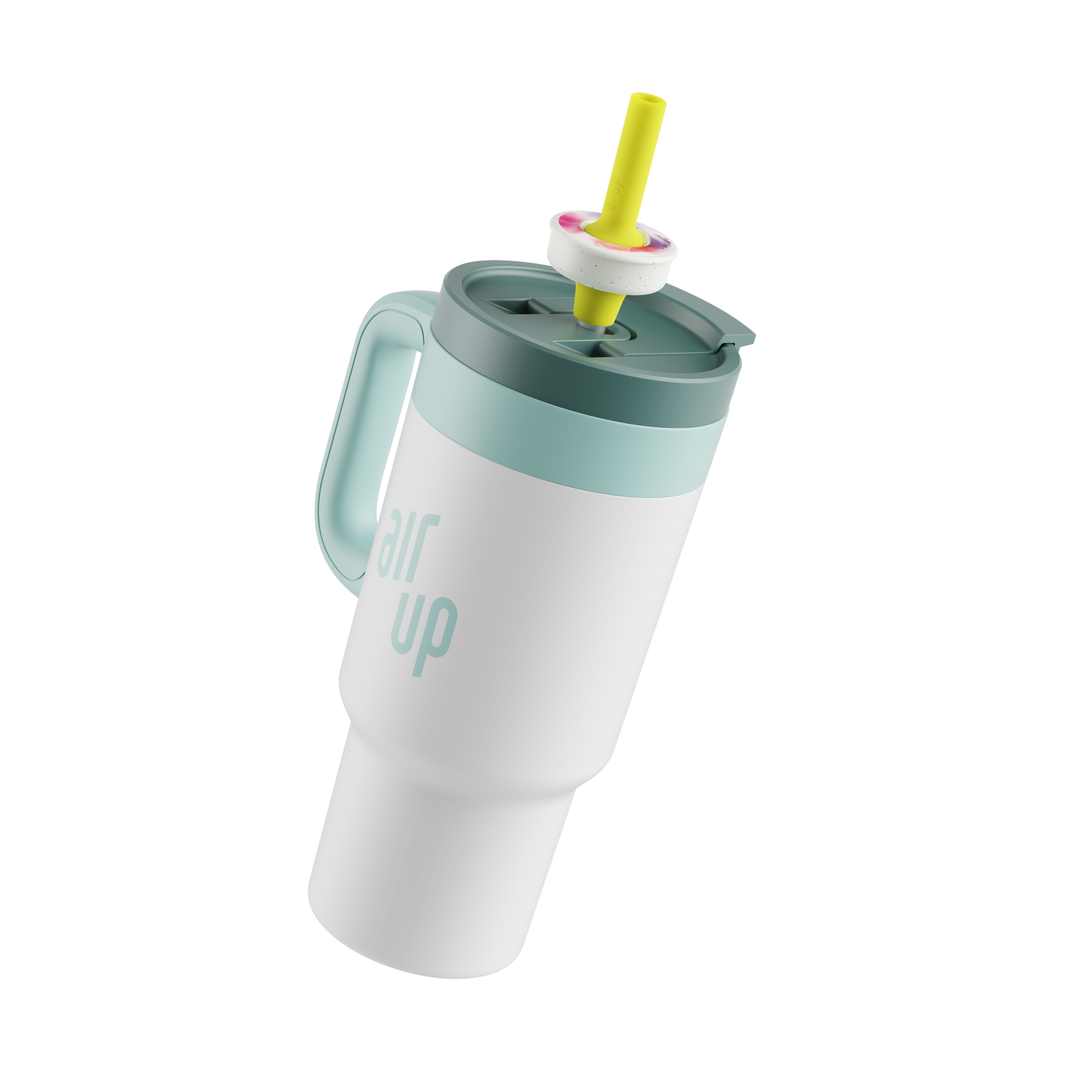 air up® Tumbler with Handle White Spearmint 890 ml