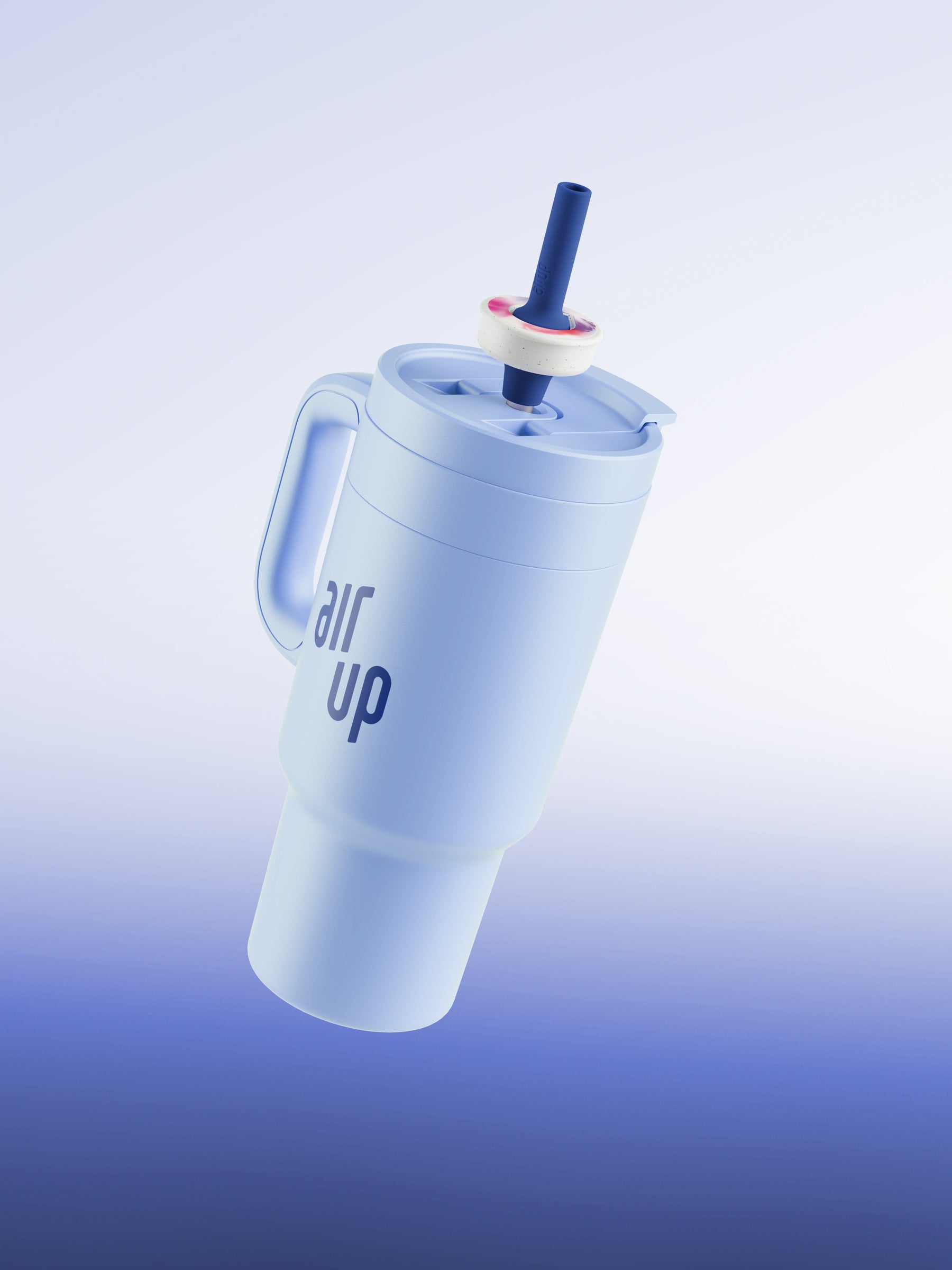air up® Tumbler mit Griff Blue Cornflower 890 ml