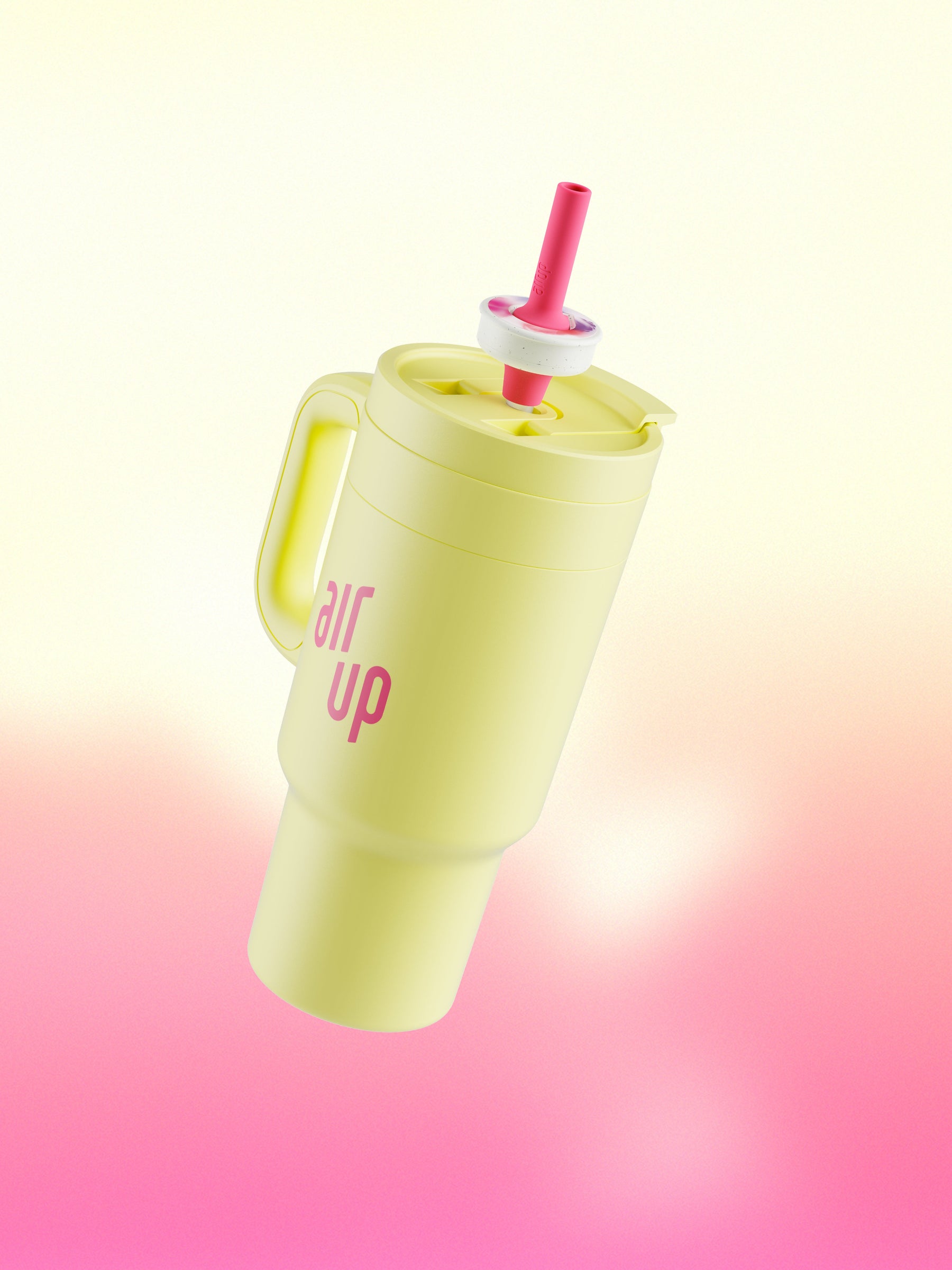 air up® Tumbler mit Griff Buttercup Pink 890 ml