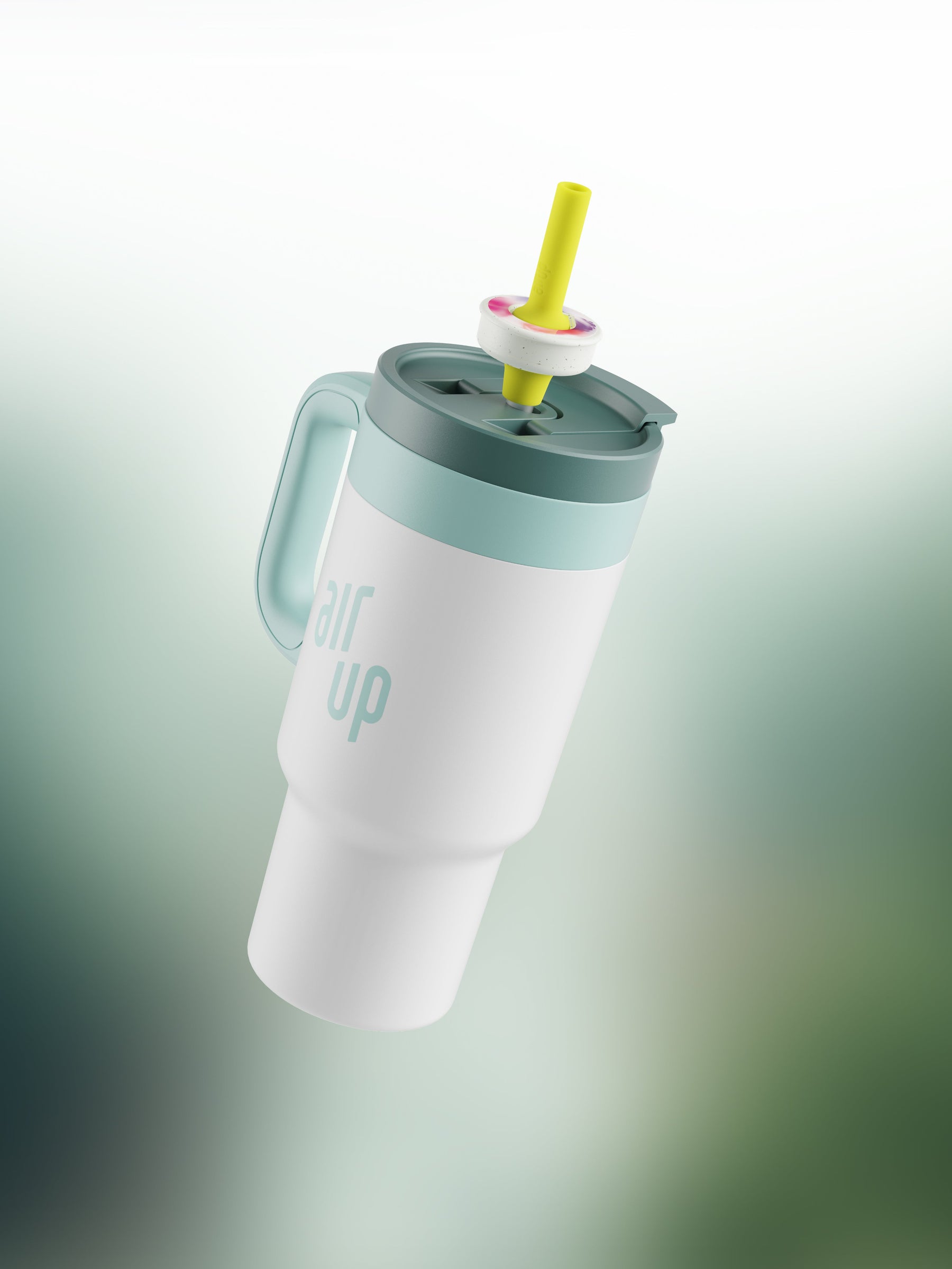 air up® Tumbler with Handle White Spearmint 890 ml