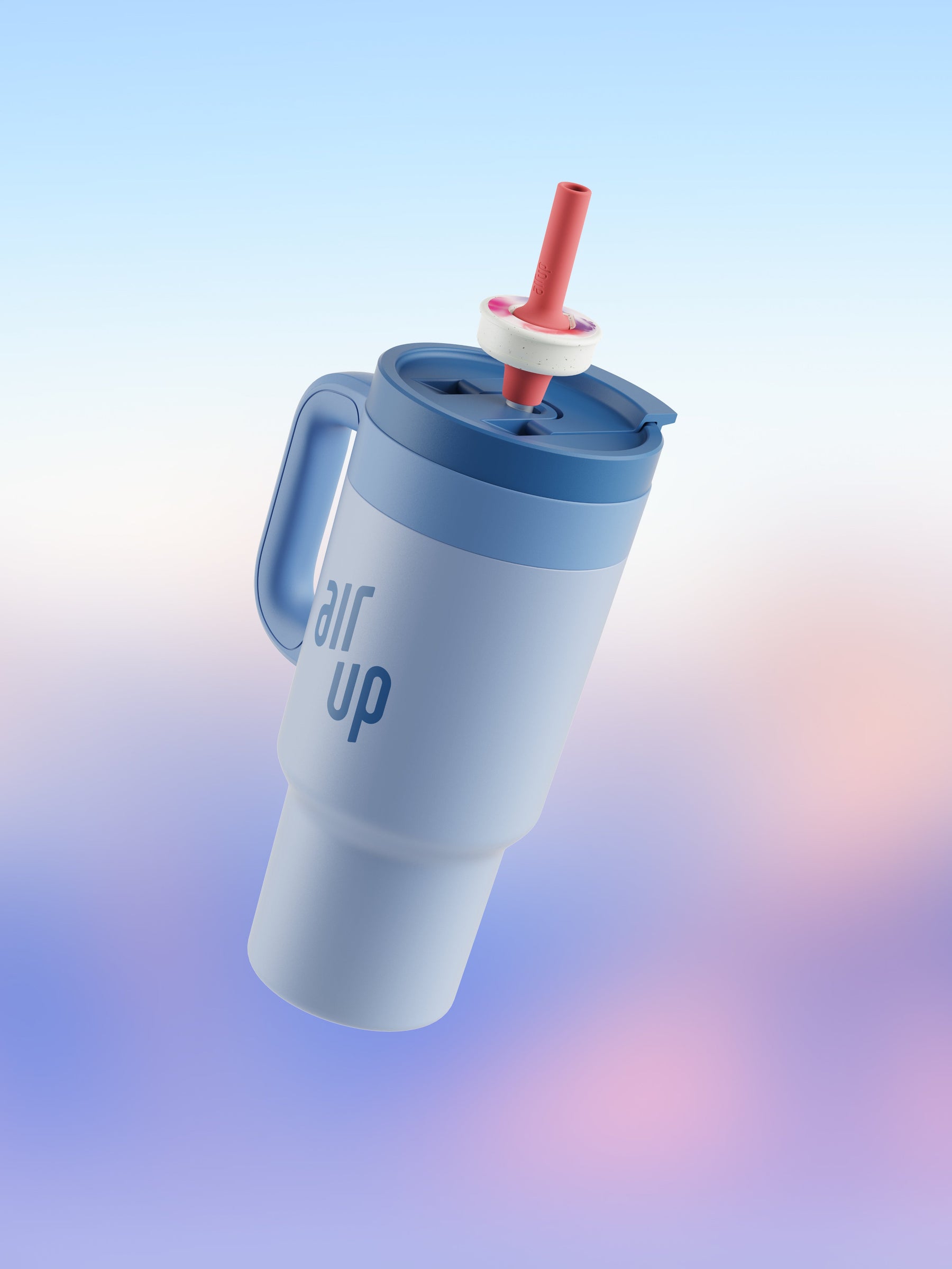 air up® Tumbler with Handle Dusky Blue 890 ml