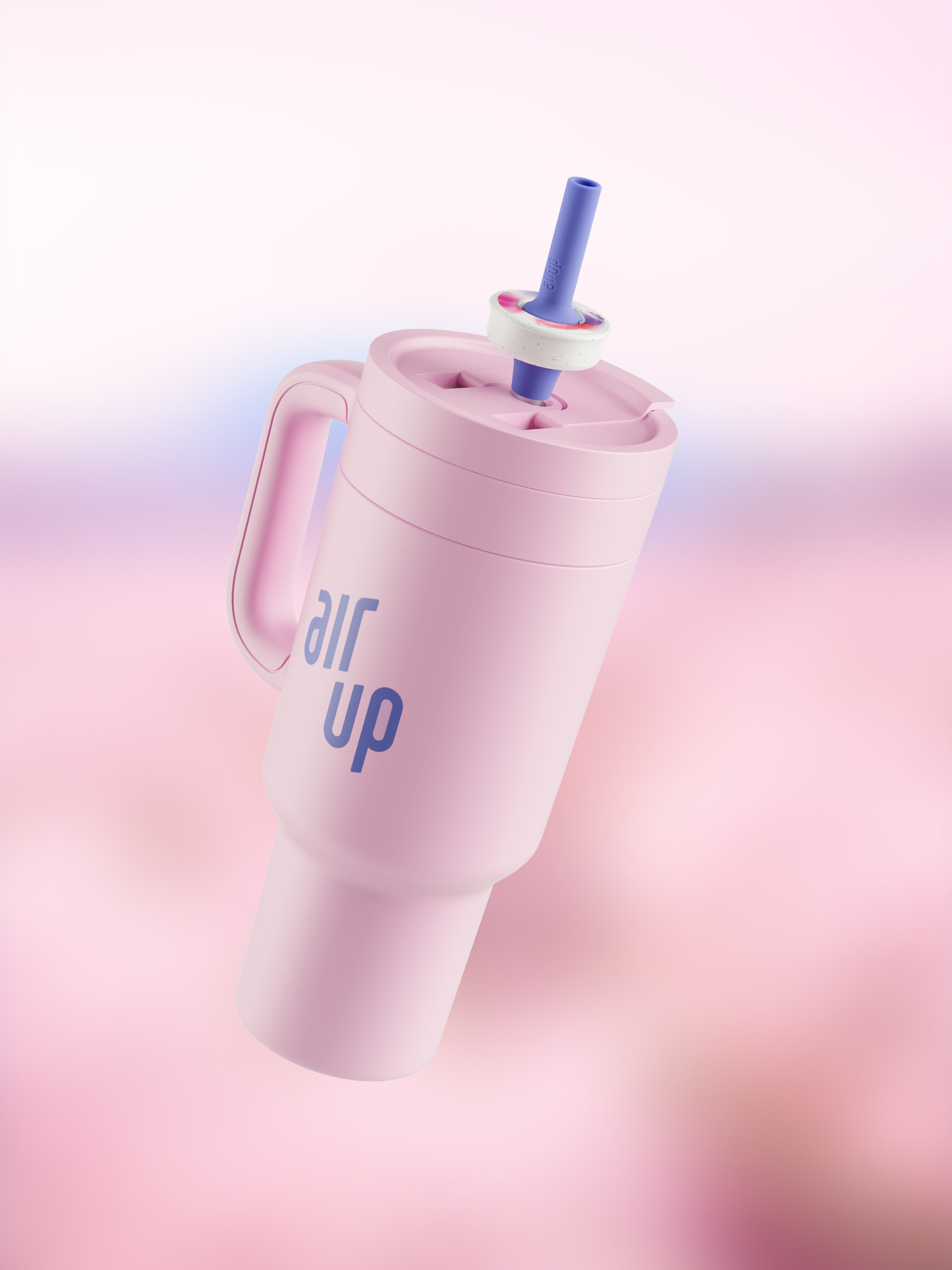 air up® Tumbler with Handle Pink Indigo 1200 ml
