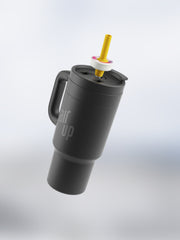 air up® Tumbler with Handle Pitch Black 890 ml