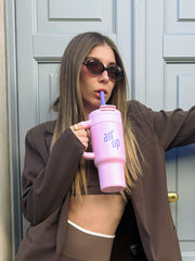 air up® Tumbler mit Griff Pink Indigo 890 ml