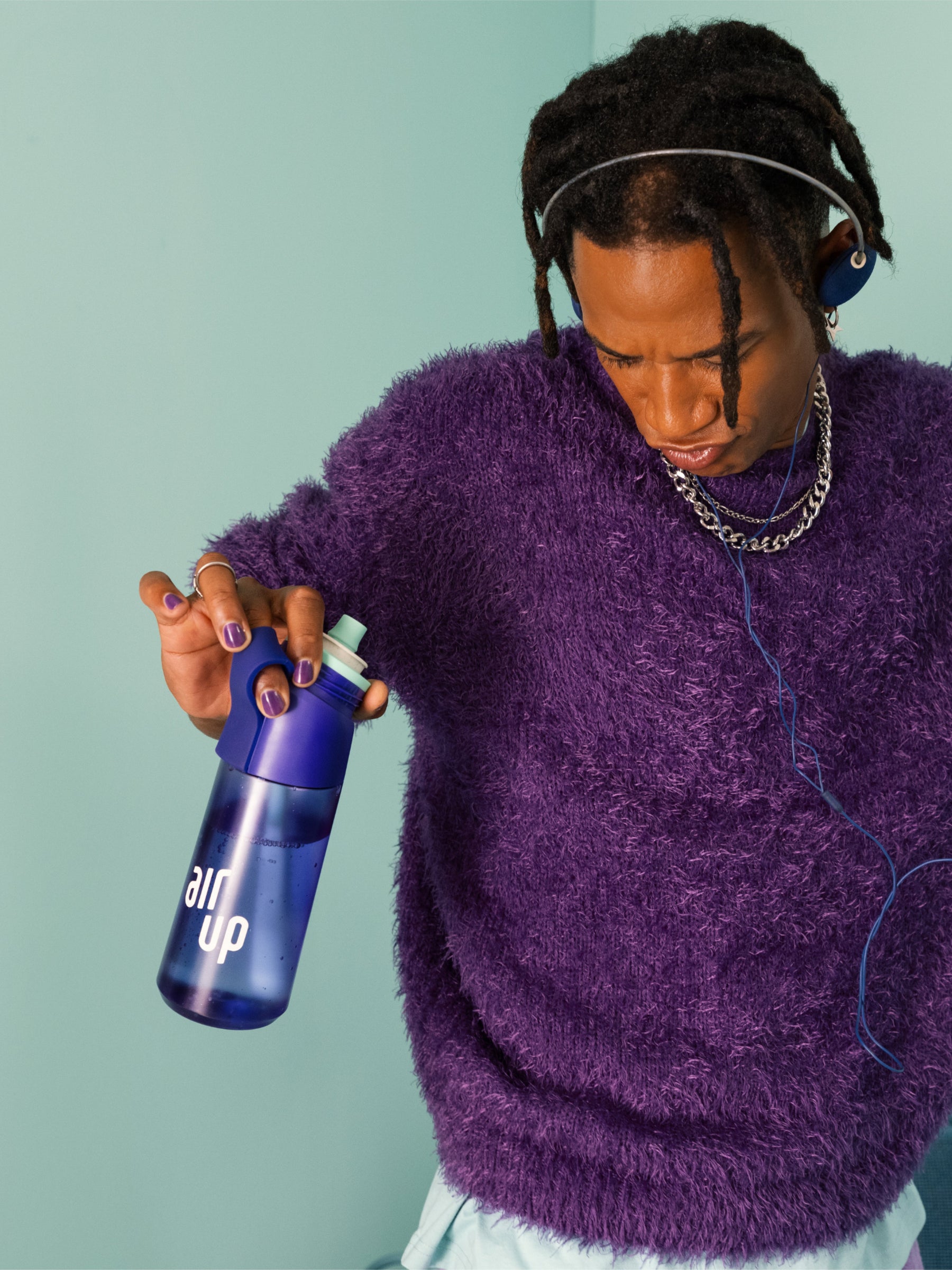 air up® Twist Pro Bottle Purple Strike 600 ml