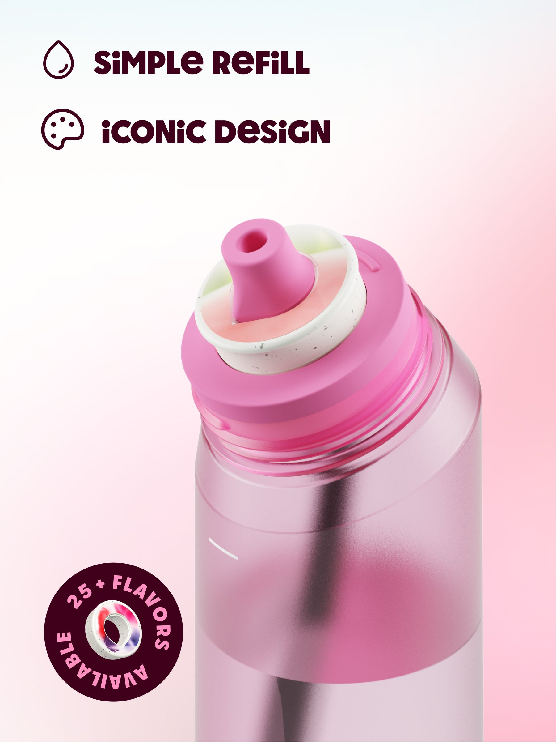 air up® Twist Flasche Hot Pink 650 ml