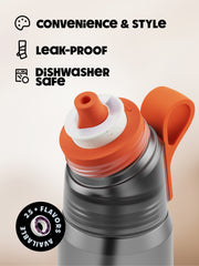 Gen air up® Twist Pro Bottle Charcoal Grey 1000 ml