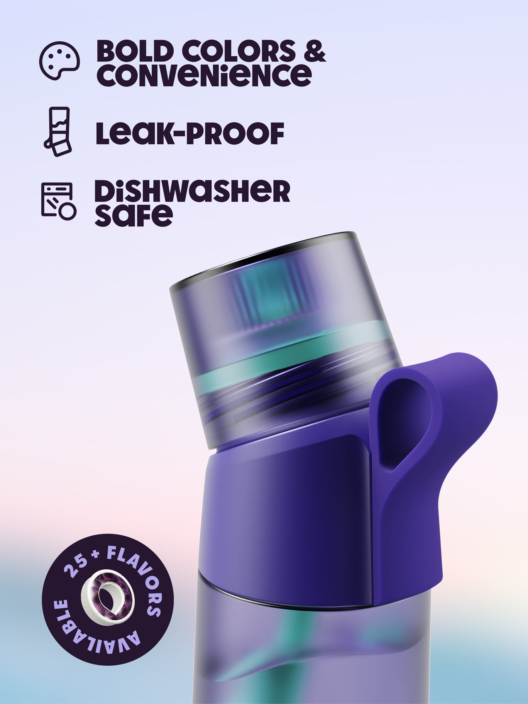 air up® Twist Pro Bottle Purple Strike 600 ml