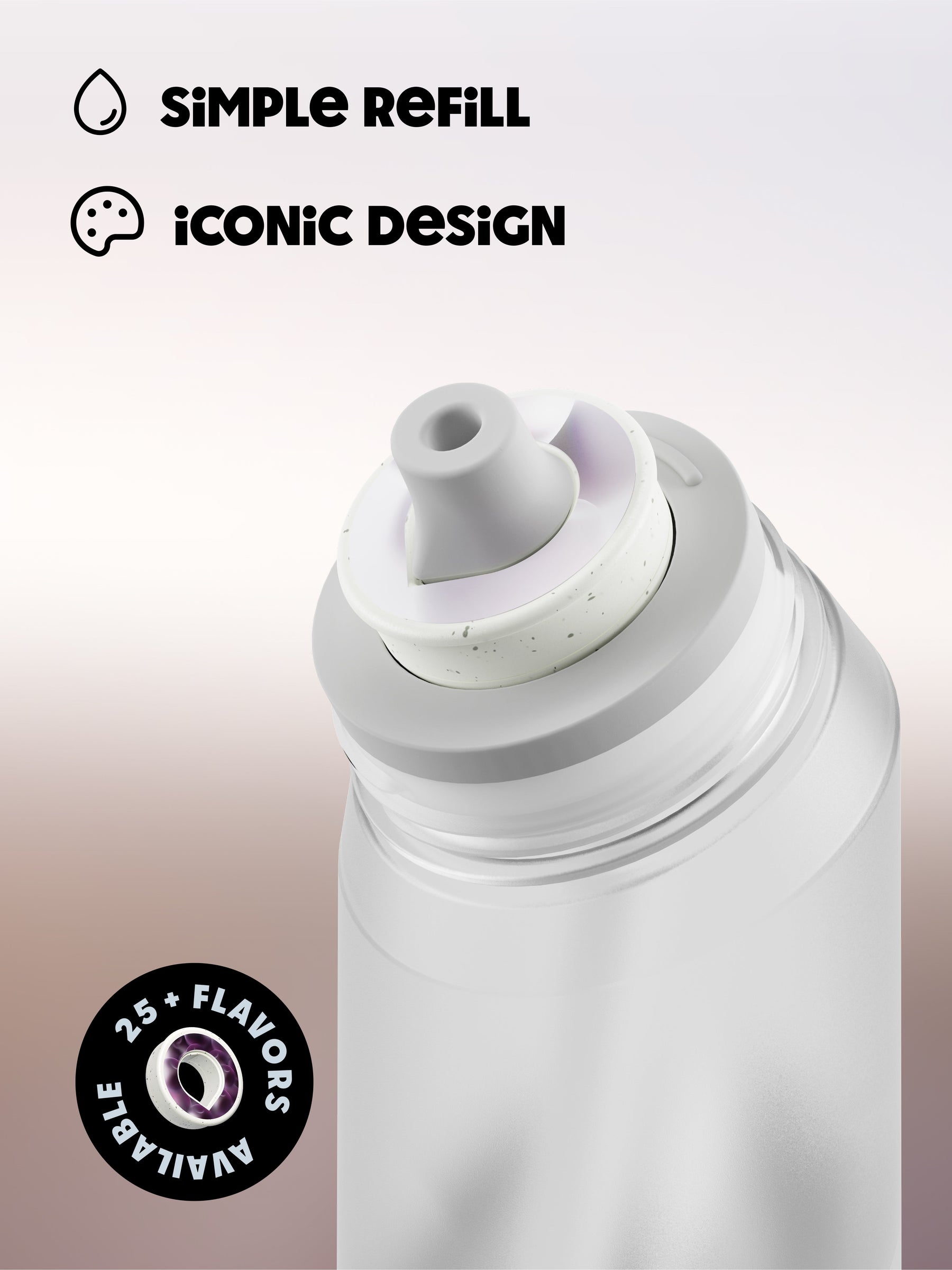 air up® Twist Flasche Pearl White 650 ml
