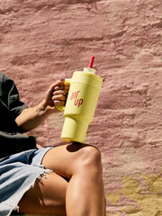 air up® Tumbler mit Griff Buttercup Pink 890 ml