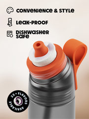air up® Twist Pro Flasche Charcoal Grey 600 ml
