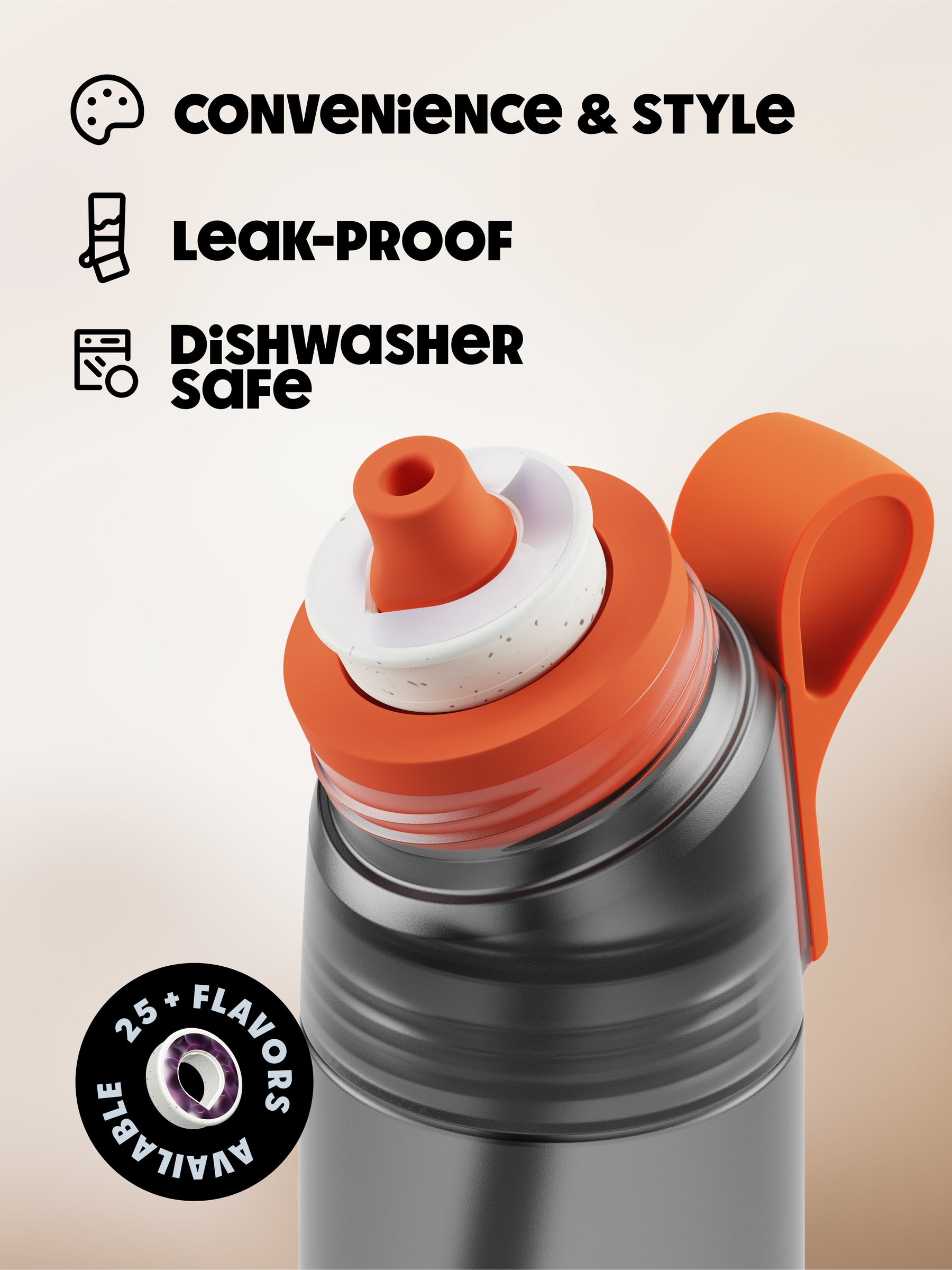 air up® Twist Pro Flasche Charcoal Grey 600 ml
