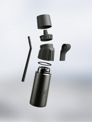 air up® Twist Pro Steel Flasche Dusky Obsidian 480 ml