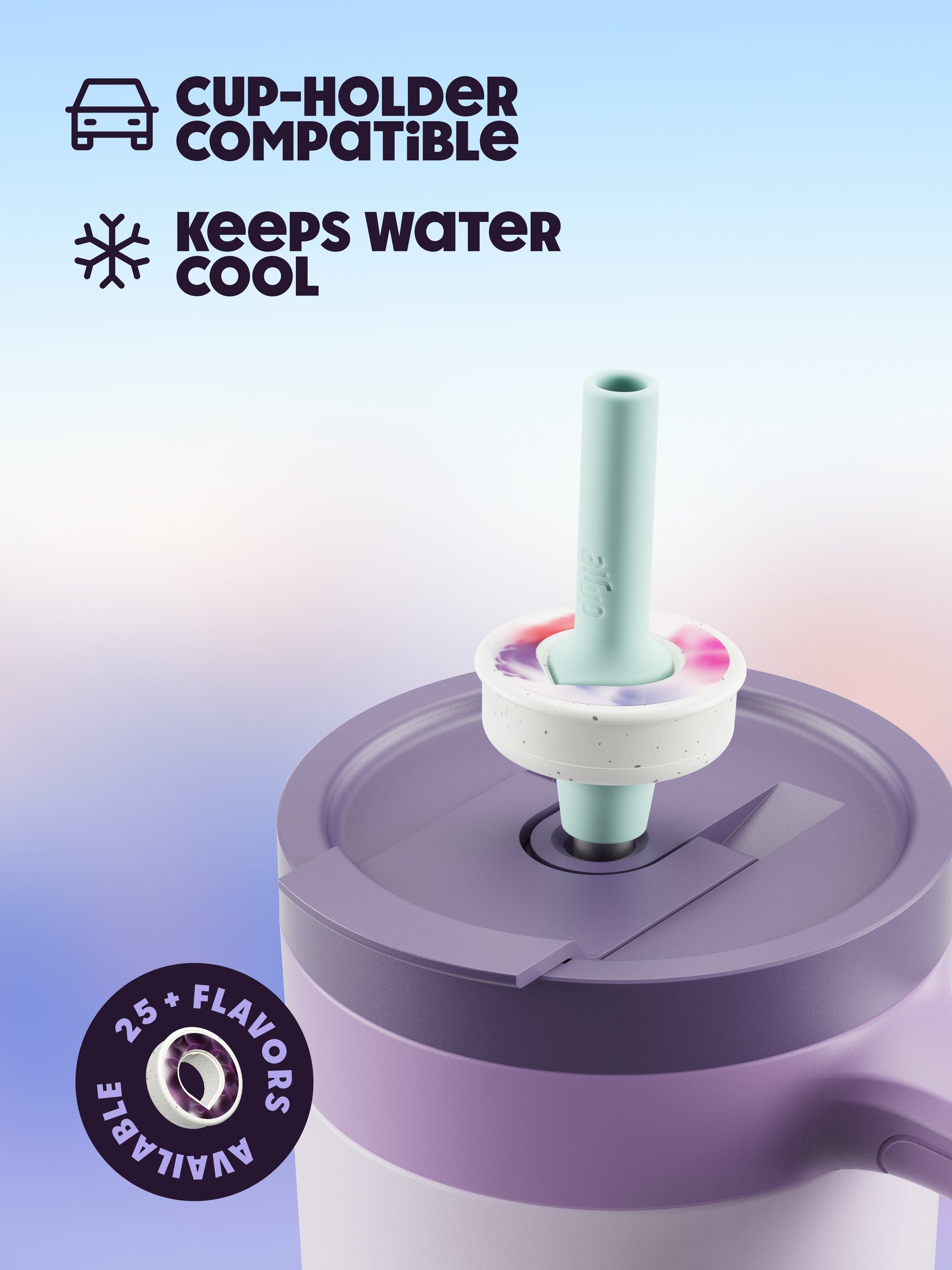 air up® Tumbler with Handle Soft Lavender 1200 ml