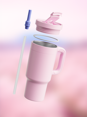 air up® Tumbler with Handle Pink Indigo 1200 ml