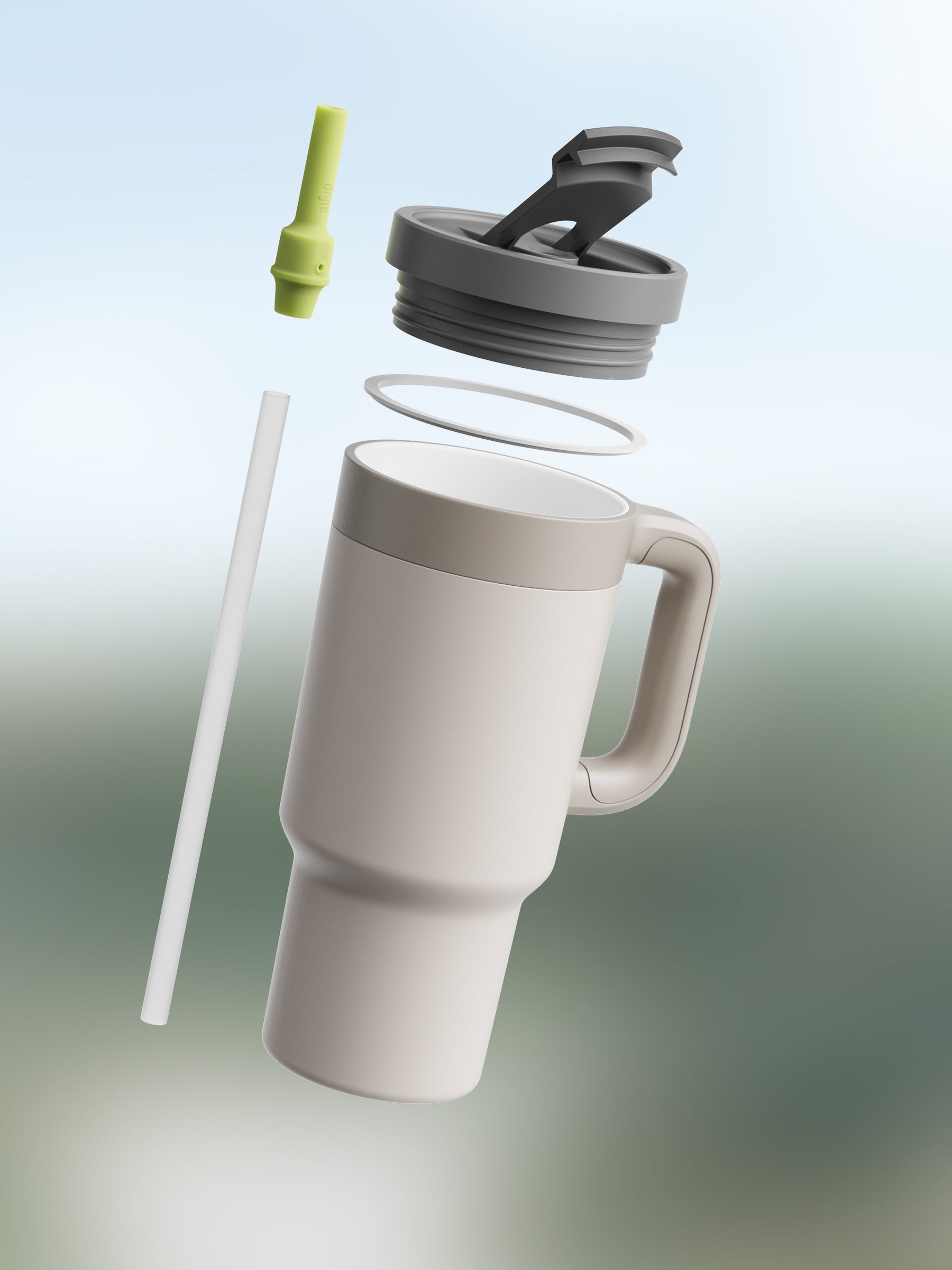 air up® Tumbler with Handle Sandstone 890 ml