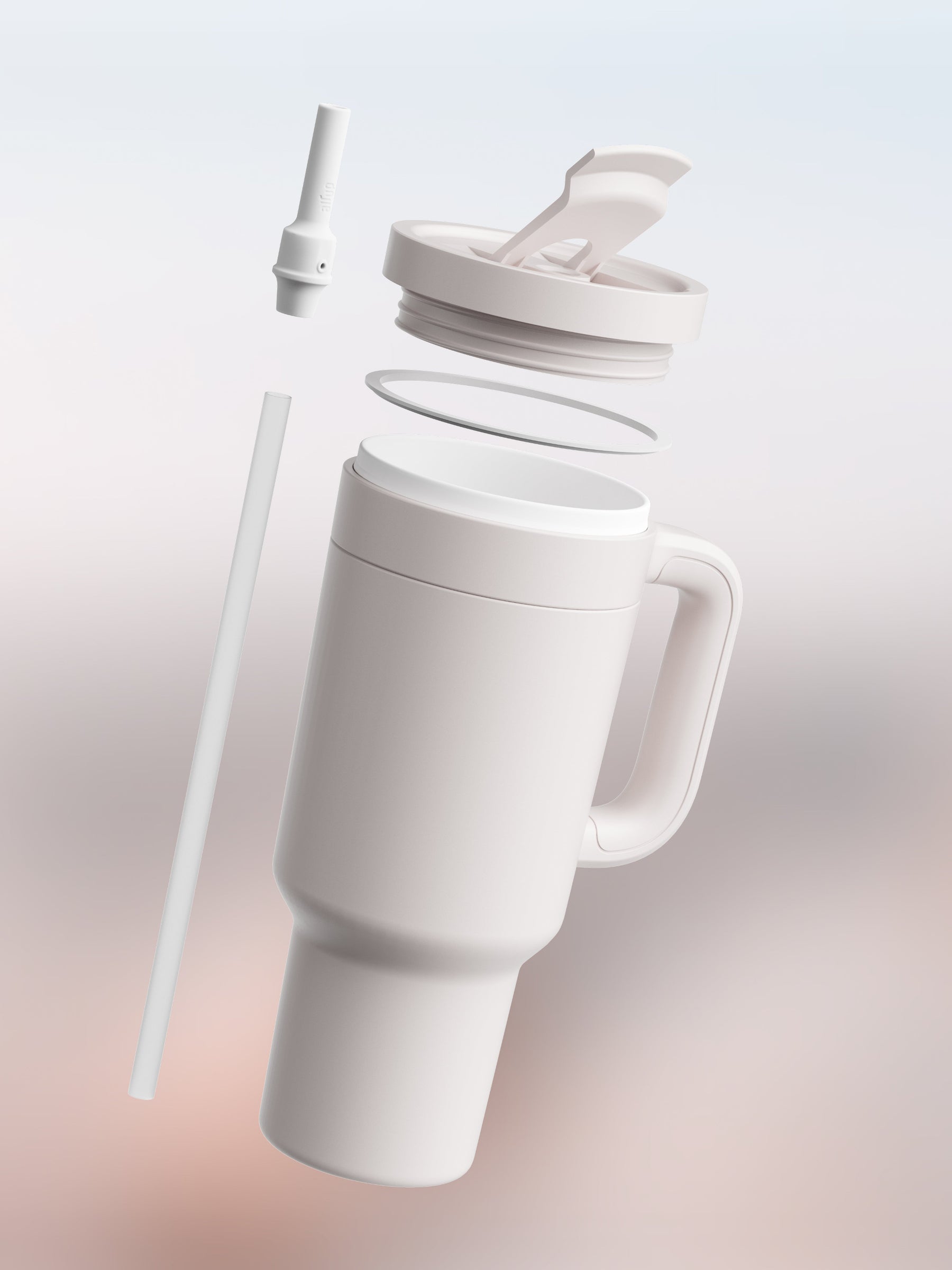air up® Tumbler with Handle Creamy White 890 ml